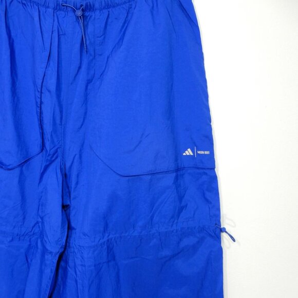 Adidas X MOON BOOT Parachute Training PANTS Size XL Loose Fit Power Blue NEW - Picture 10 of 11